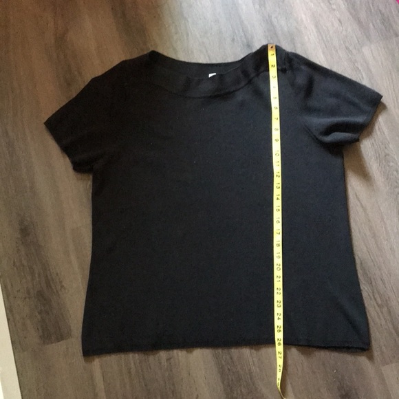 Sag Harbor Black Short Sleeve Top - Picture 4 of 6